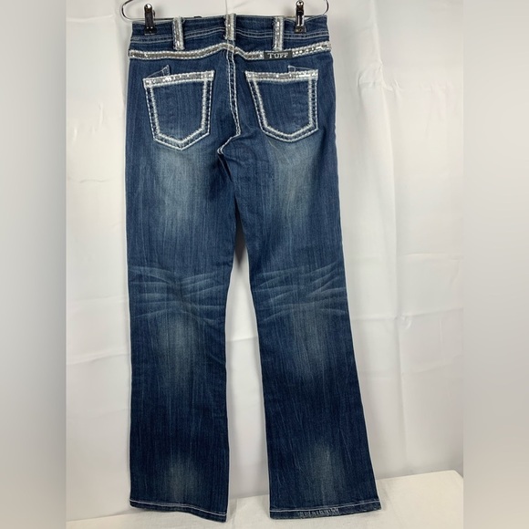 Cowgirl Tuff Denim - Cowgirl Tuff Co First Class Straight leg Low Rise Sequins 5 pocket Jeans 27/31
